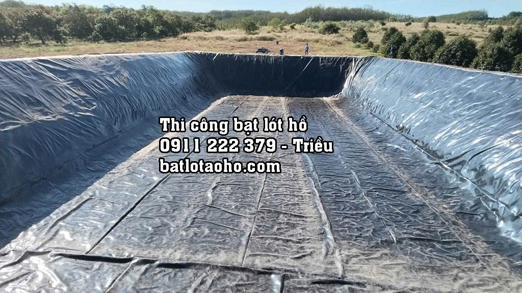 Bạt hồ tôm hàn sẵn tròn nổi đường kính 4m