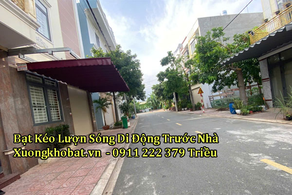 Mái hiên di động quay tay