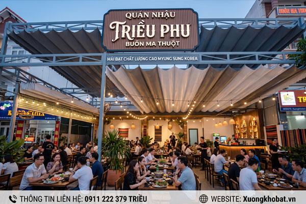 Thi Công Mái Che Quán Nhậu